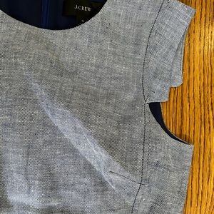 JCrew Blue shift dress size 6
